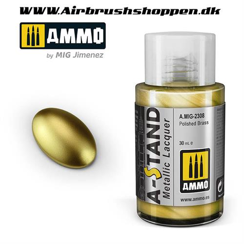 A.MIG 2308 Polished Brass  A-Stand Lacquer paint 30 ml